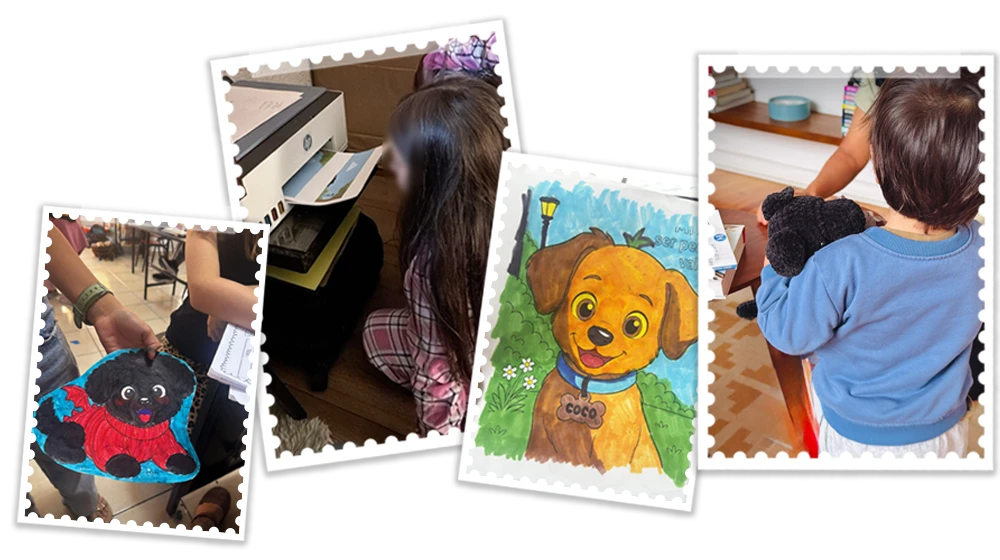 Fotografías y dibujos enviados por la comunidad de Firus